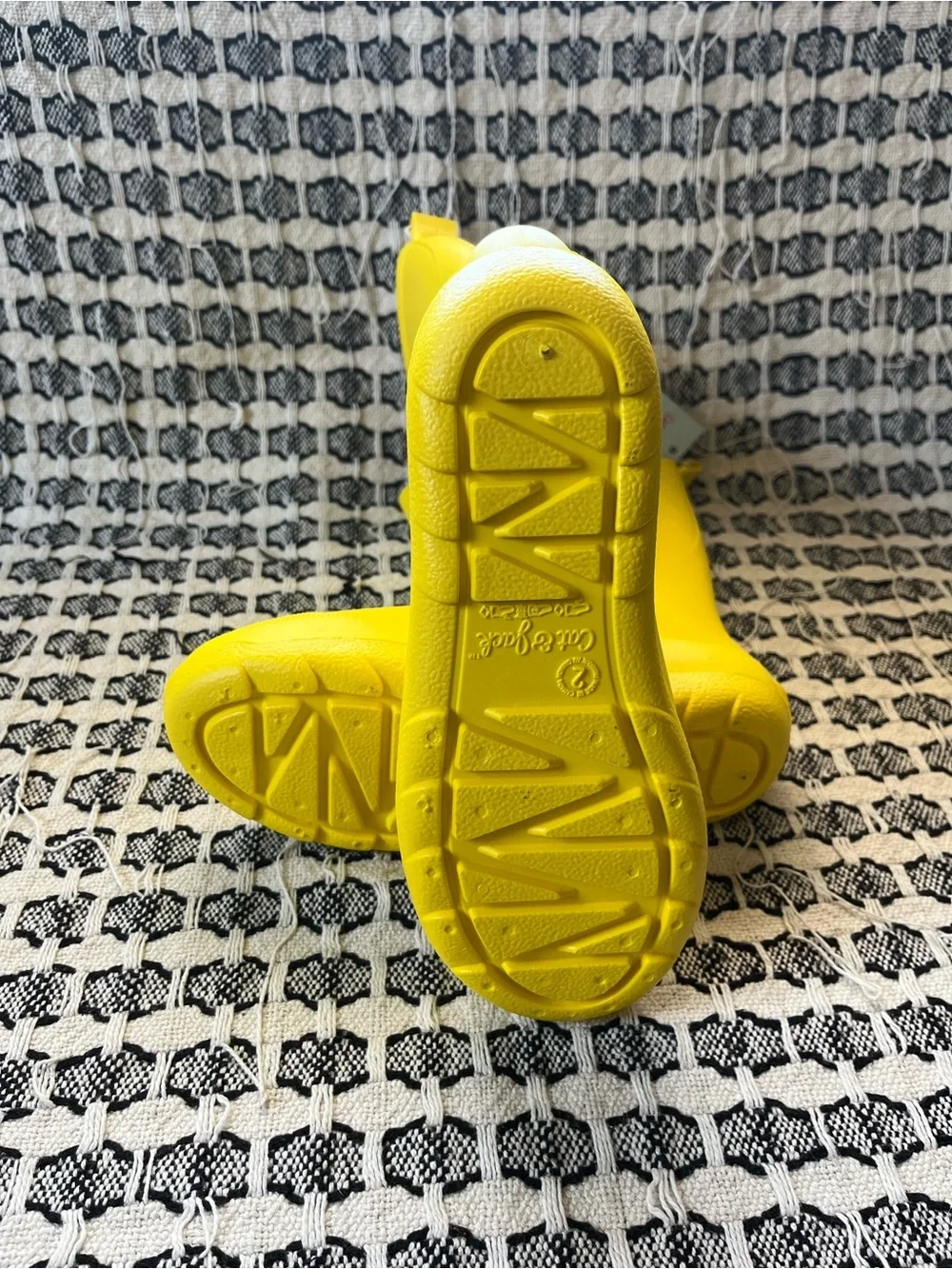Cat & Jack Bright Yellow Kids Rain Boots